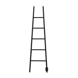 Amba ASMB Jeeves Heated 75" Towel Warmer Rack Ladder with 5 Bars, Matte Black