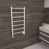 Amba Jeeves FSW Classic Ladder Style Towel Warmer with 7 Bars in White