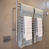 Amba Jeeves KSP Towel Warmer with 10 Straight Bars, Polished Finish