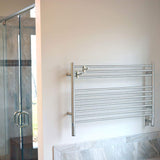 Amba Jeeves LSB Towel Warmer with 10 Straight Bars, Brushed Finish