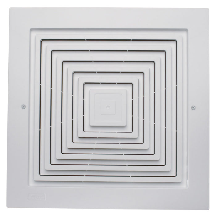 Broan Nutone L200 Ventilator, 210 CFM Horizontal 1.7 Sones, 207 CFM Vertical 2.0 Sones Polymeric Grille
