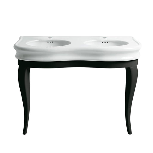 Whitehaus LA12-LAM120B Isabella Collection Large Console