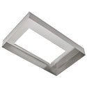 Broan stainless steel range hood liner with rectangular opening
