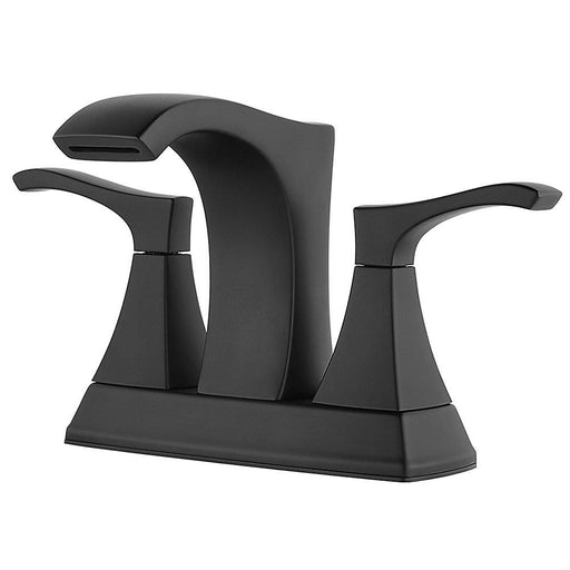 Pfister LF-048-VNBB Venturi Double Handle 4" Centerset Bathroom Faucet in Matte Black