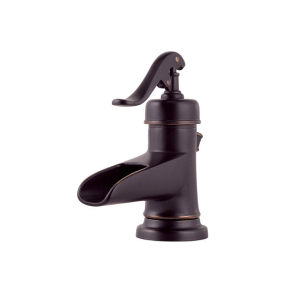 Pfister LF-M42-YPYY Ashfield Single Control 4" Bathroom Faucet in Tuscan Bronze
