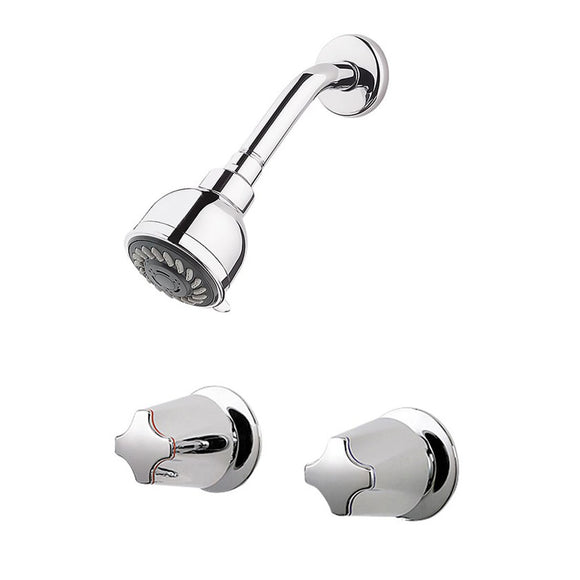 Pfister LG07-3110 Pfister Pfirst Series Shower Trim Package with Multi Function Shower Head and Pforever Seal
