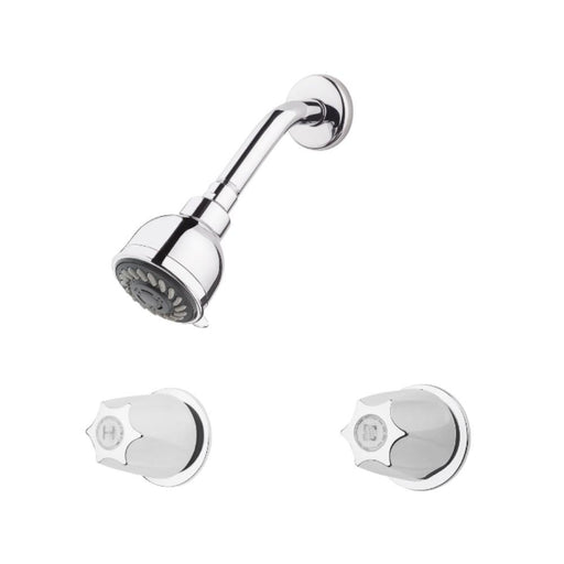 Pfister LG07-3120 Shower Only Faucet with Metal Knob Handles in Polished Chrome