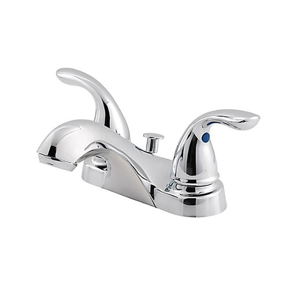 Pfister LG143-5100 Pfirst Double Handle 4" Centerset Bathroom Faucet in Polished Chrome