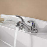 Pfister LG143-6100 Pfirst 2-Handle 4" Centerset Bathroom Faucet, Polished Chrome
