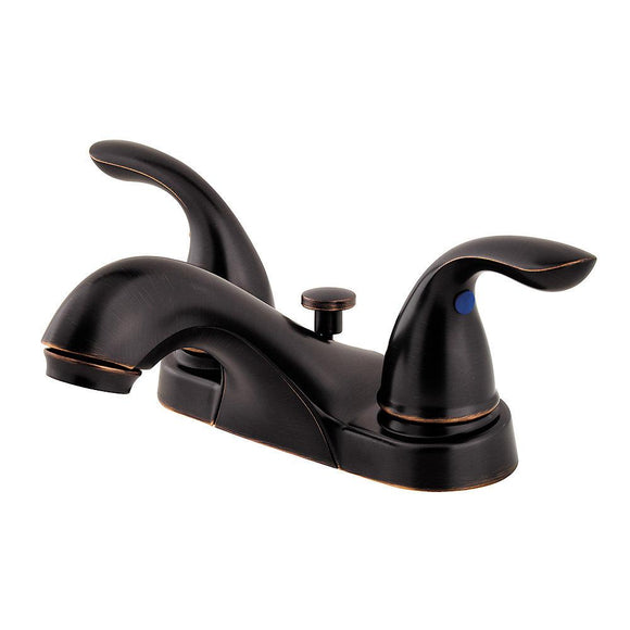 Pfister LG143-610Y Pfirst Double Handle 4" Centerset Bathroom Faucet in Tuscan Bronze