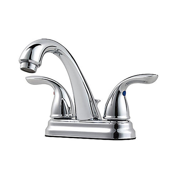 Pfister LG148-7000 Pfirst Double Handle 4" Centerset Bathroom Faucet in Polished Chrome