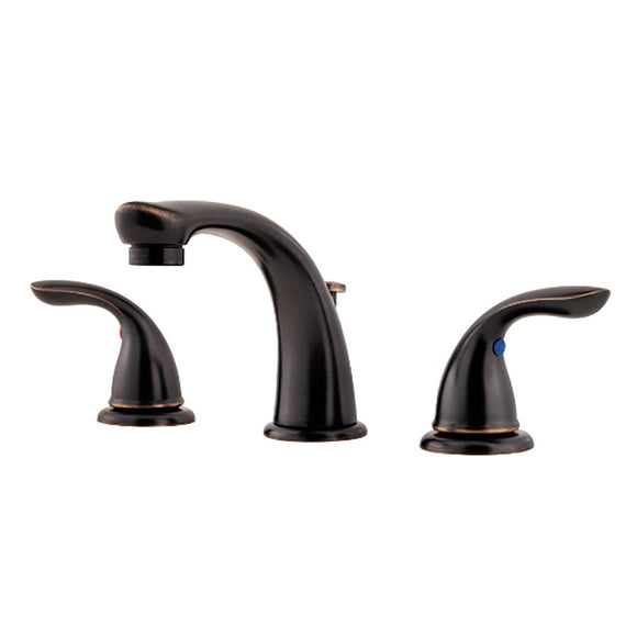 Pfister LG149-610Y Pfirst Double Handle 8" Widespread Bathroom Faucet in Tuscan Bronze