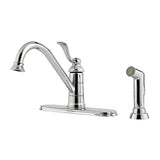 Pfister LG34-4PC0 Portland Kitchen Faucet with Side Spray in Polished Chrome