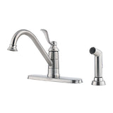 Pfister LG34-4PS0 Portland Kitchen Faucet with Side Spray in Stainless Steel