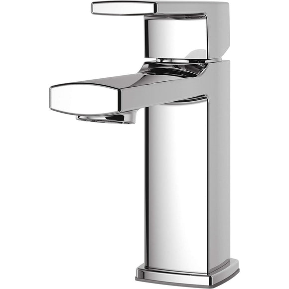 Pfister LG42-DAPC Deckard Single Control 4" Centerset Bathroom Faucet with Push & Seal, Polished Chrome