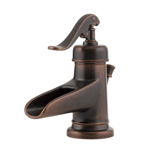 Pfister LG42-YP0U Ashfield Single Control 4" Bathroom Faucet in Rustic Bronze