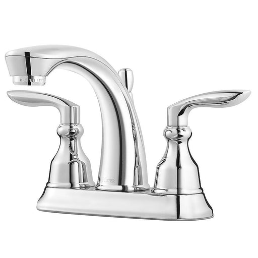 Pfister LG48-CB1C Avalon Double Handle 4" Centerset Bathroom Faucet in Polished Chrome