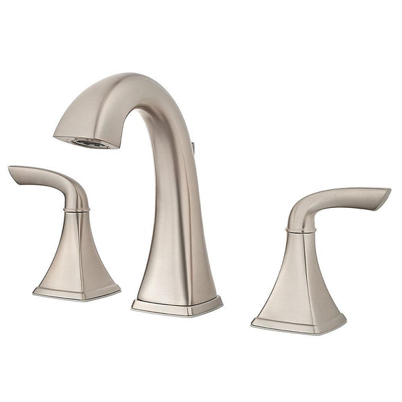 Pfister LG49-BS0K Bronson Double Handle 8" Widespread Bathroom Faucet in Brushed Nickel