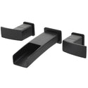Pfister LG49-DF1B Kenzo Double Handle Wall Mount Bathroom Faucet, Black