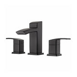 Pfister LG49-DF2B Kenzo Double Handle 8" Widespread Bathroom Faucet in Matte Black