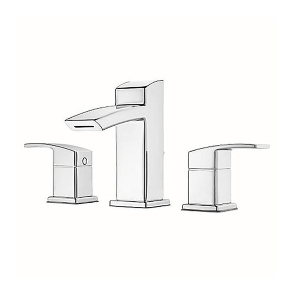 Pfister LG49-DF2C Kenzo Double Handle 8" Widespread Bathroom Faucet in Polished Chrome