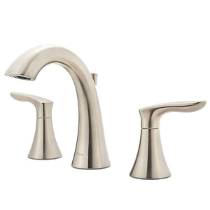 Pfister LG49-WR0K Weller Double Handle 8" Widespread Bathroom Faucet in Brushed Nickel