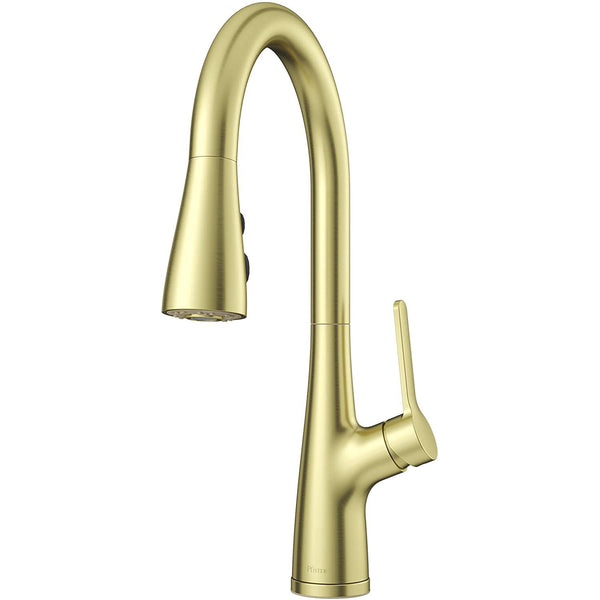 Pfister LG529-NEBG Neera Pull-Down Kitchen Faucet in Brushed Gold