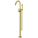 Pfister LG6-1MFBG Modern Free Standing Tub Filler in Brushed Gold