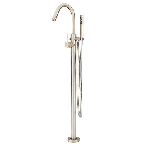 Pfister LG6-1MFK Modern Freestanding Roman Tub Trim, Handshower in Brushed Nickel