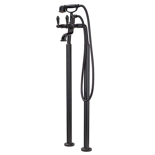Pfister LG6-1TFY Freestanding Roman Tub Trim Kit with Handshower in Tuscan Bronze