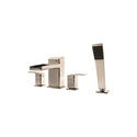 Pfister LG6-4DFK Kenzo Waterfall Roman Tub Trim Kit, Handshower in Brushed Nickel