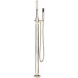 Pfister LG61-MFD Modern Single-hole Free-standing Tub Filler with Hand Shower 1.8 GPM Polished Nickel