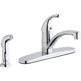 Elkay DSE125224DF Dayton Stainless Steel 25" x 22" x 8-1/16", 1-Bowl Top Mount Sink and Faucet Kit