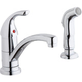 Elkay DXUH2115DF Dayton Stainless Steel 23-1/2" x 18-1/4" x 8" Undermount Kitchen Sink and Faucet Kit