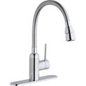 Elkay LK2500CR Pursuit Laundry/Utility Faucet, Flexible Spout Forward Only Lever Chrome