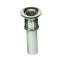 Elkay LK36 Drain Fitting 2" Nickel Plated Brass Body, Deep Stainless Steel Strainer Basket