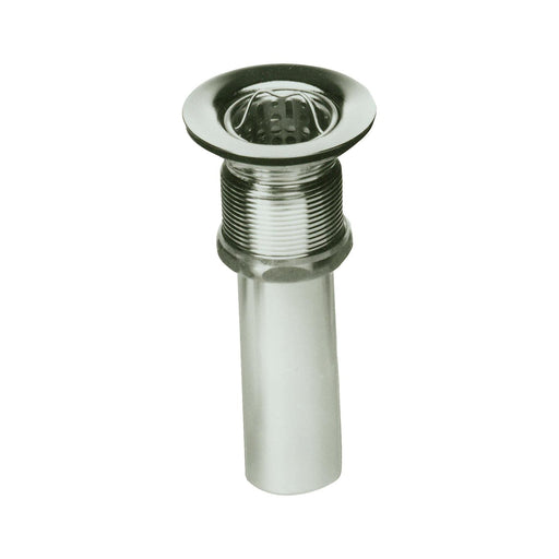 Elkay LK36 Drain Fitting 2" Nickel Plated Brass Body, Deep Stainless Steel Strainer Basket