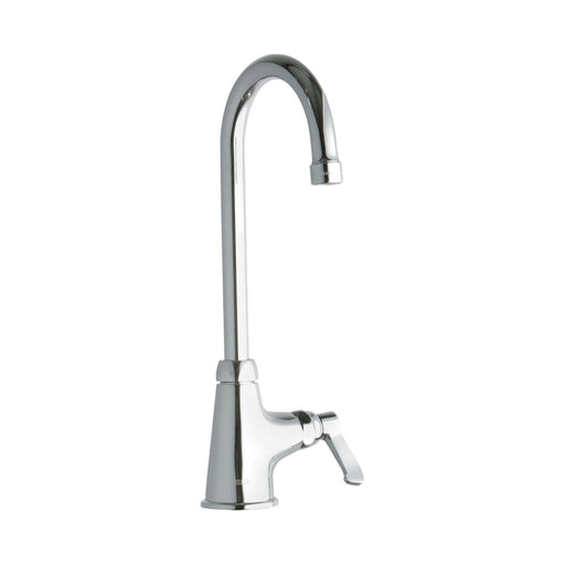Elkay LK535GN05L2 Single Hole, Single Control Faucet, 5" Gooseneck Spout 2" Lever Chrome