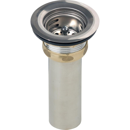 Elkay LK58 3-1/2" Drain Fitting Type 304 Body, Strainer Basket and Rubber Seal