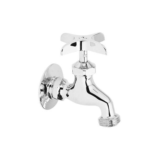 Elkay LK69CH Commercial Service/ Utility Single Hole Wall Mount Faucet, Hose End Chrome