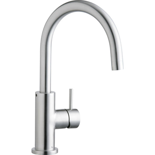 Elkay LK7921SSS Allure Single Hole Kitchen Faucet with Lever Handle Satin Stainless Steel