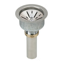 Elkay LK99S Deluxe 3-1/2" Drain, Satin Finish, Strainer Rubber Seal and Tailpiece