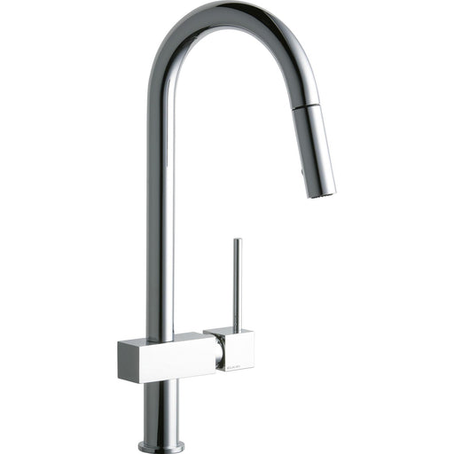 Elkay LKAV1031CR Avado Single Hole Kitchen Faucet, Pull-down Spray and Lever Handle Chrome