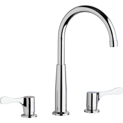 Elkay LKD232SBH5C 8" Centerset Concealed Deck Mount Faucet, Gooseneck Spout in Chrome