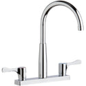 Elkay LKD2423BHC 8" Centerset Exposed Deck Mount Faucet, Gooseneck Spout in Chrome