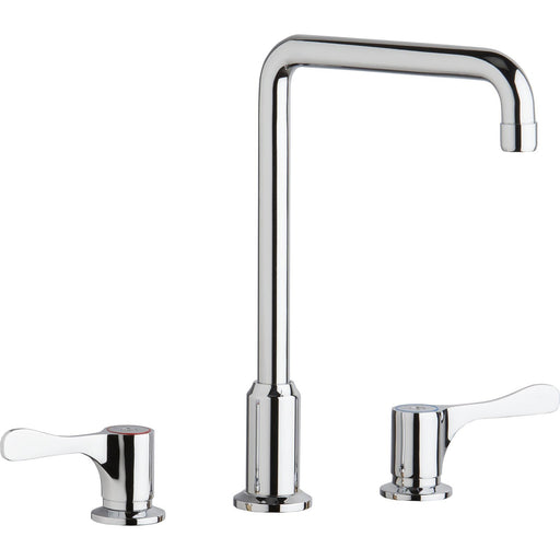 Elkay LKD2432BHC 8" Centerset Concealed Deck Mount Faucet, Arc Tube Spout in Chrome