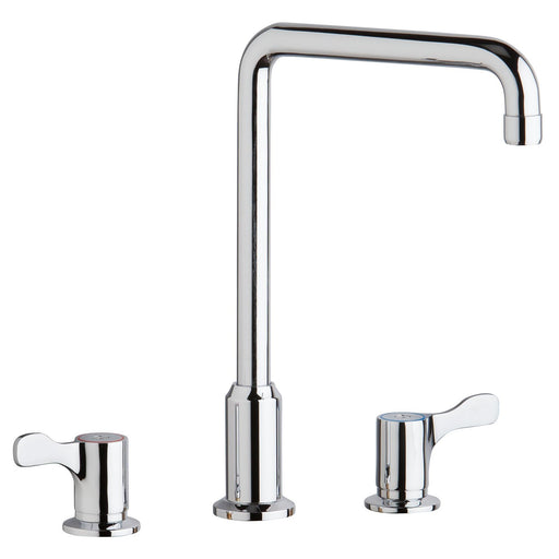 Elkay LKD2432C 8" Centerset Concealed Deck Mount Faucet, Arc Tube Spout in Chrome