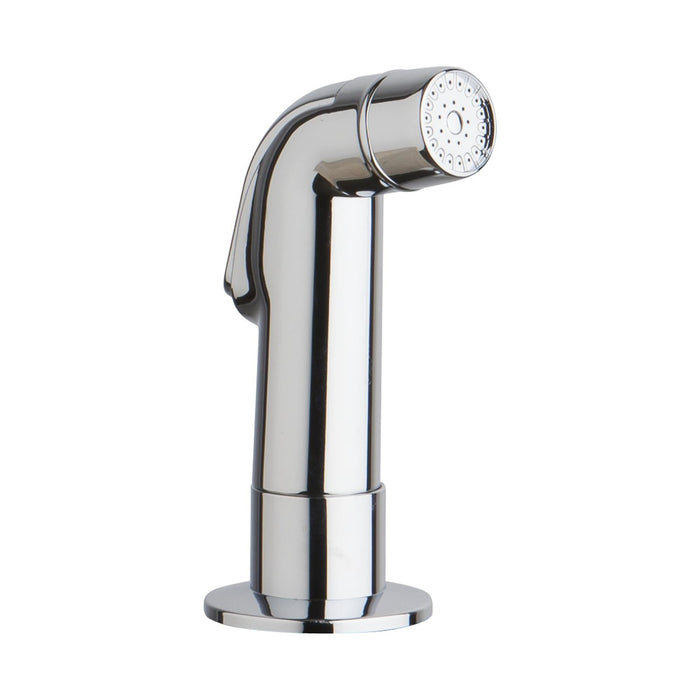 Elkay LKD2433C 8" Centerset Concealed Deck Mount Faucet, Arc Spout, Side Spray Chrome