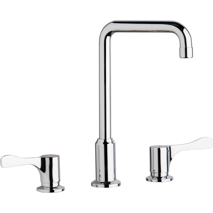 Elkay LKD2437BHC 8" Centerset Concealed Deck Mount Faucet, Arc Tube Spout in Chrome