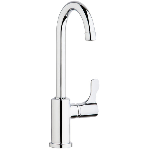 Elkay LKDVR208513C 12-1/2" Vandal Resistant Deck Mount Faucet, Gooseneck Spout in Chrome